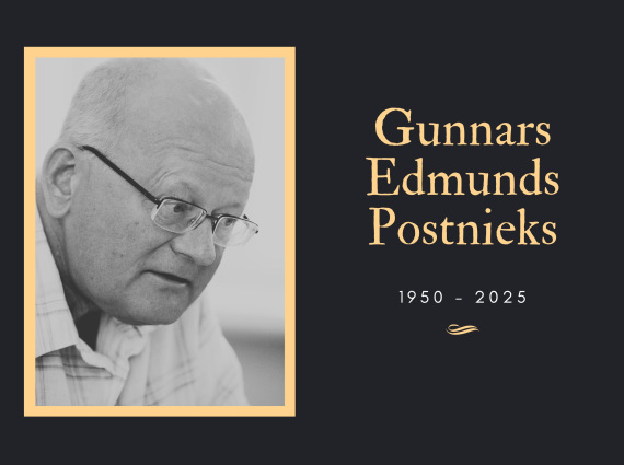 Mūžībā devies Gunnars Edmunds Postnieks (1950 - 2025)